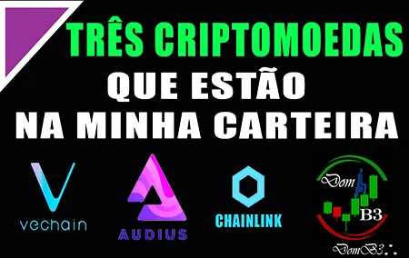 Três criptomoedas da minha carteira